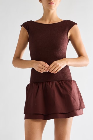 Robe patineuse - Bordeaux