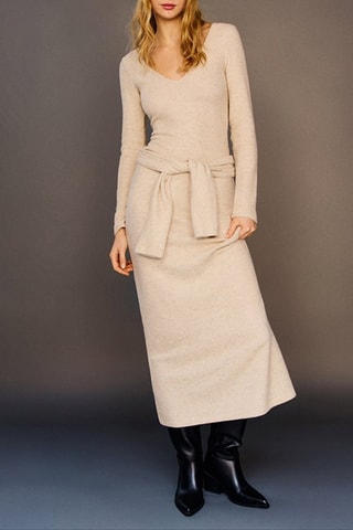 Robe droite - Beige