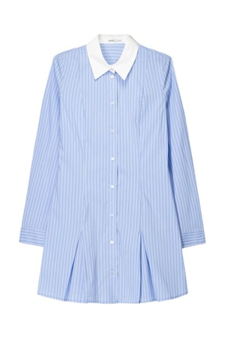 Robe chemise - Ciel