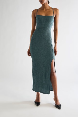Robe midi - Vert