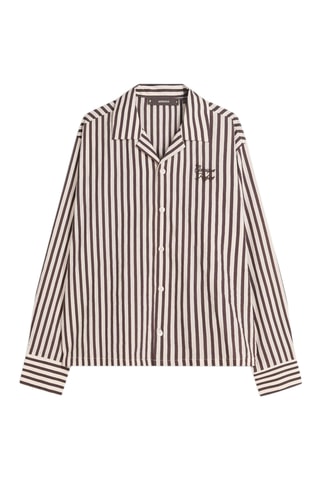Chemise - Marron et blanc