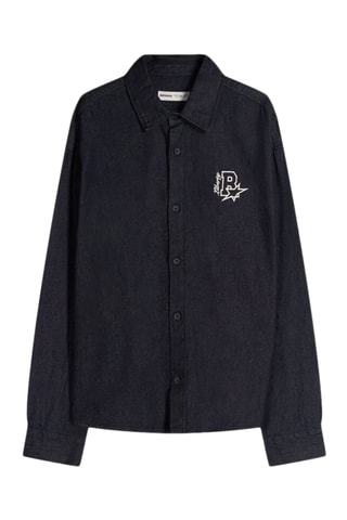 Chemise - Noir chiné