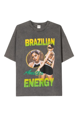 T-shirt - Gris foncé chiné