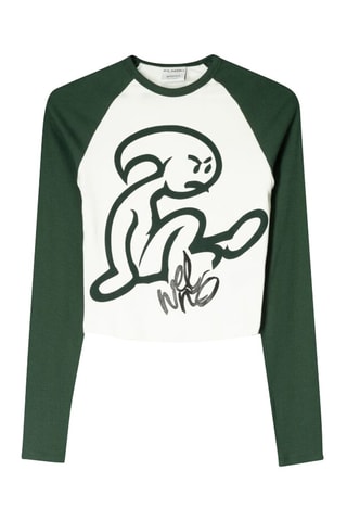 T-shirt cropped - Blanc