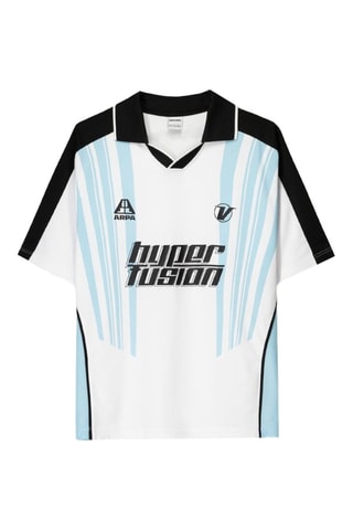Maillot de football - Blanc et ciel