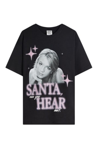 T-shirt Britney Spears - Noir