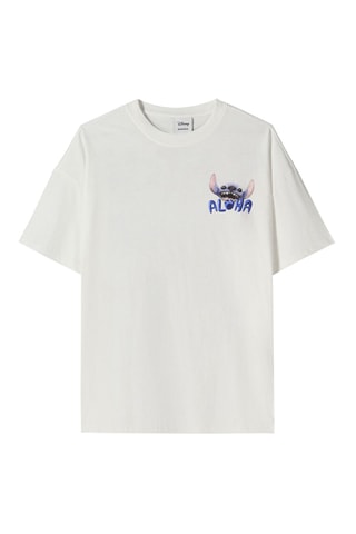 T-shirt Stitch Lilo et Stitch Disney - Blanc