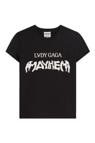 T-shirt Lady Gaga - Noir