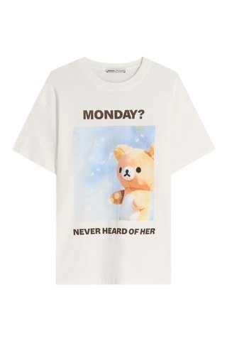T-shirt Rilakkuma - Blanc