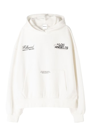 Sweat à capuche - Blanc