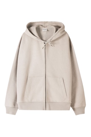 Sweat à capuche - Beige