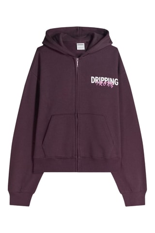 Sweat à capuche - Violet