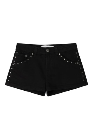 Short en jean - Noir