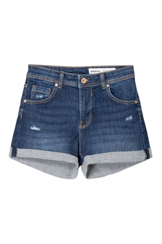 Short en jean - Bleu marine