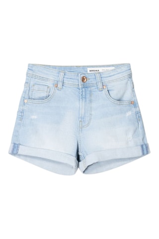 Short en jean - Bleu clair
