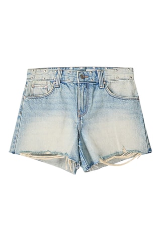 Short en jean - Bleu