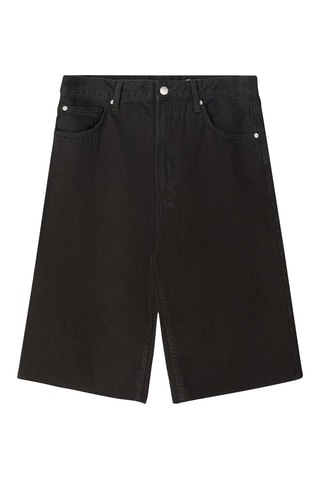 Bermuda en jean - Noir