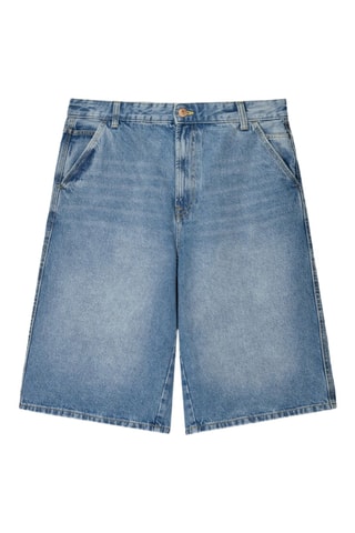 Bermuda en jean - Bleu marine