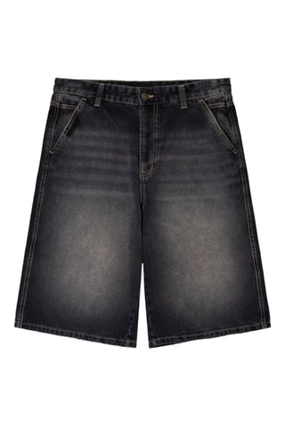 Bermuda en jean - Noir