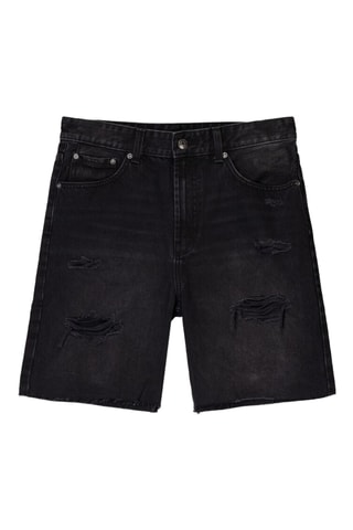 Bermuda en jean - Noir