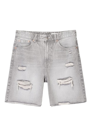 Bermuda en jean - Gris clair