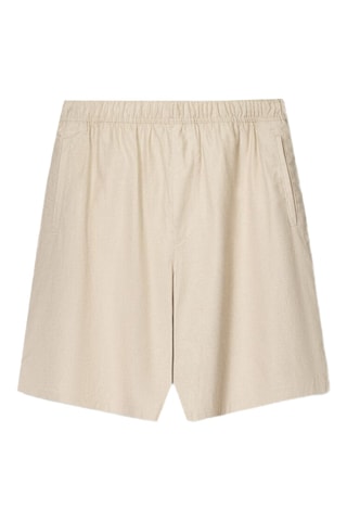 Bermuda en lin - Beige