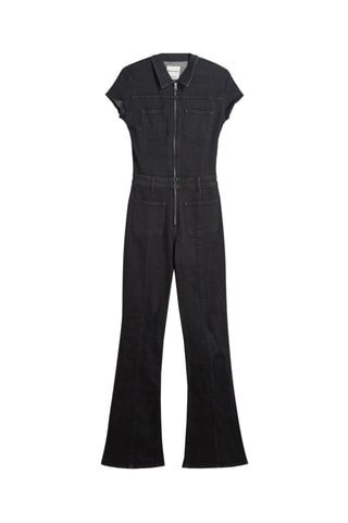 Combinaison en jean - Noir