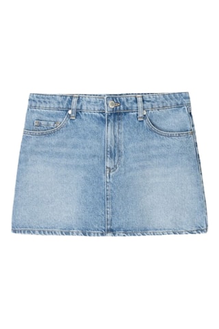 Minijupe en jean - Bleu