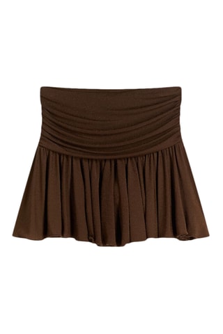 Jupe patineuse - Marron