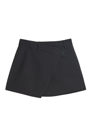 Jupe portefeuille - Noir
