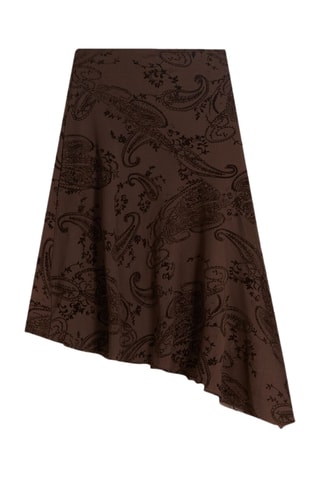 Jupe midi - Marron