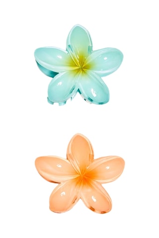 2 pinces à cheveux - Turquoise