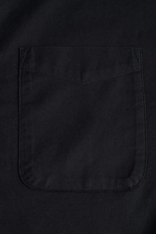 Chemise en coton biologique - Noir