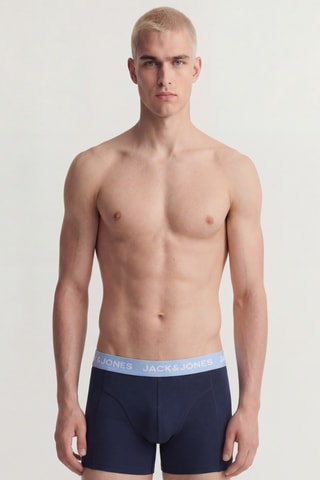 10 boxers en coton biologique - Gris clair et noir