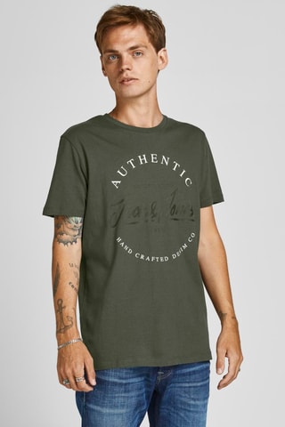 5 t-shirts - Blanc et gris