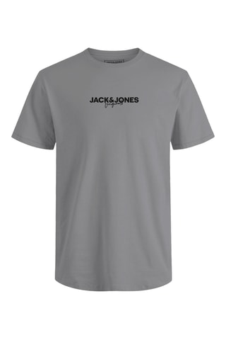 5 t-shirts - Blanc et gris