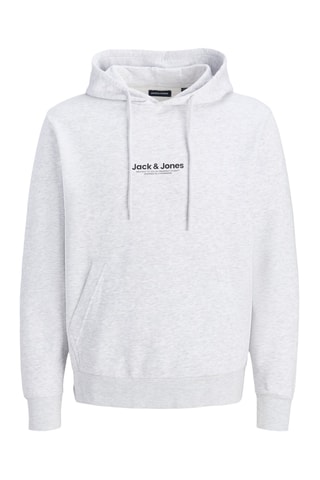 Sweat à capuche - Gris clair chiné