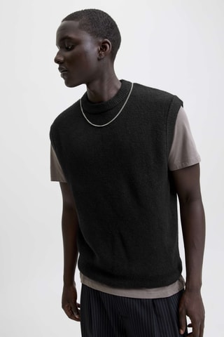 Pull sans manches - Noir