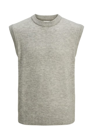 Pull sans manches - Gris clair chiné