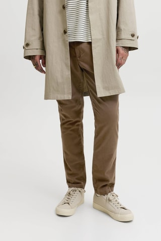 Chino en coton biologique - Marron
