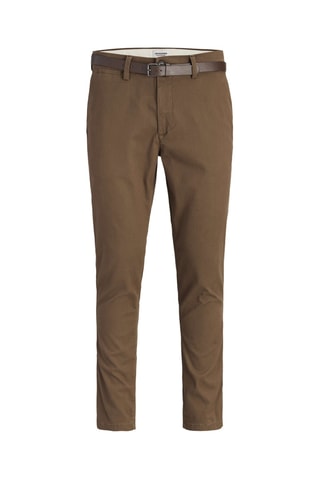 Chino en coton biologique - Marron
