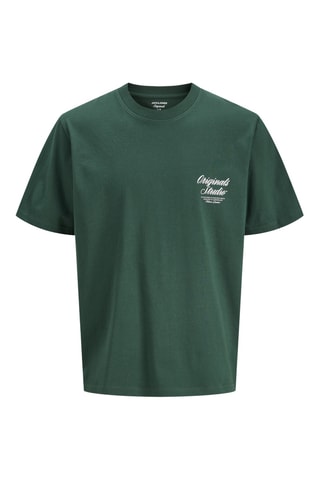 T-shirt en coton biologique - Vert foncé