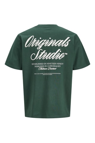T-shirt en coton biologique - Vert foncé