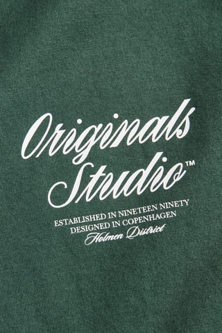 T-shirt en coton biologique - Vert foncé