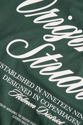 T-shirt en coton biologique - Vert foncé