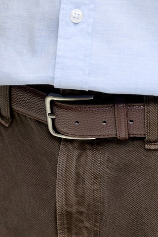 Ceinture en cuir - Marron