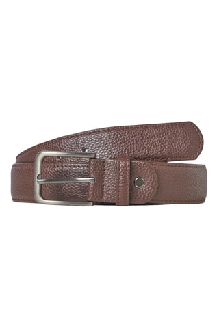 Ceinture en cuir - Marron