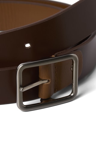 Ceinture en cuir - Marron