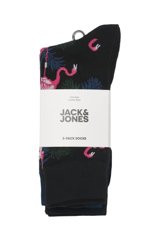 3 paires de chaussettes - Bleu marine et noir