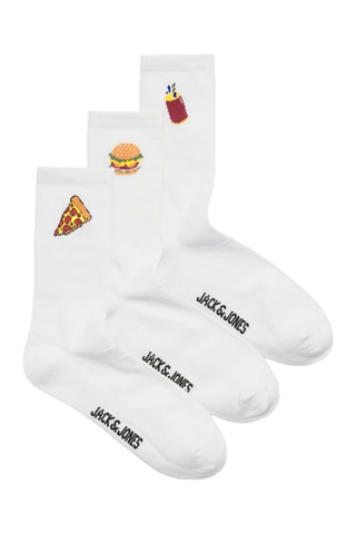3 paires de chaussettes - Blanc